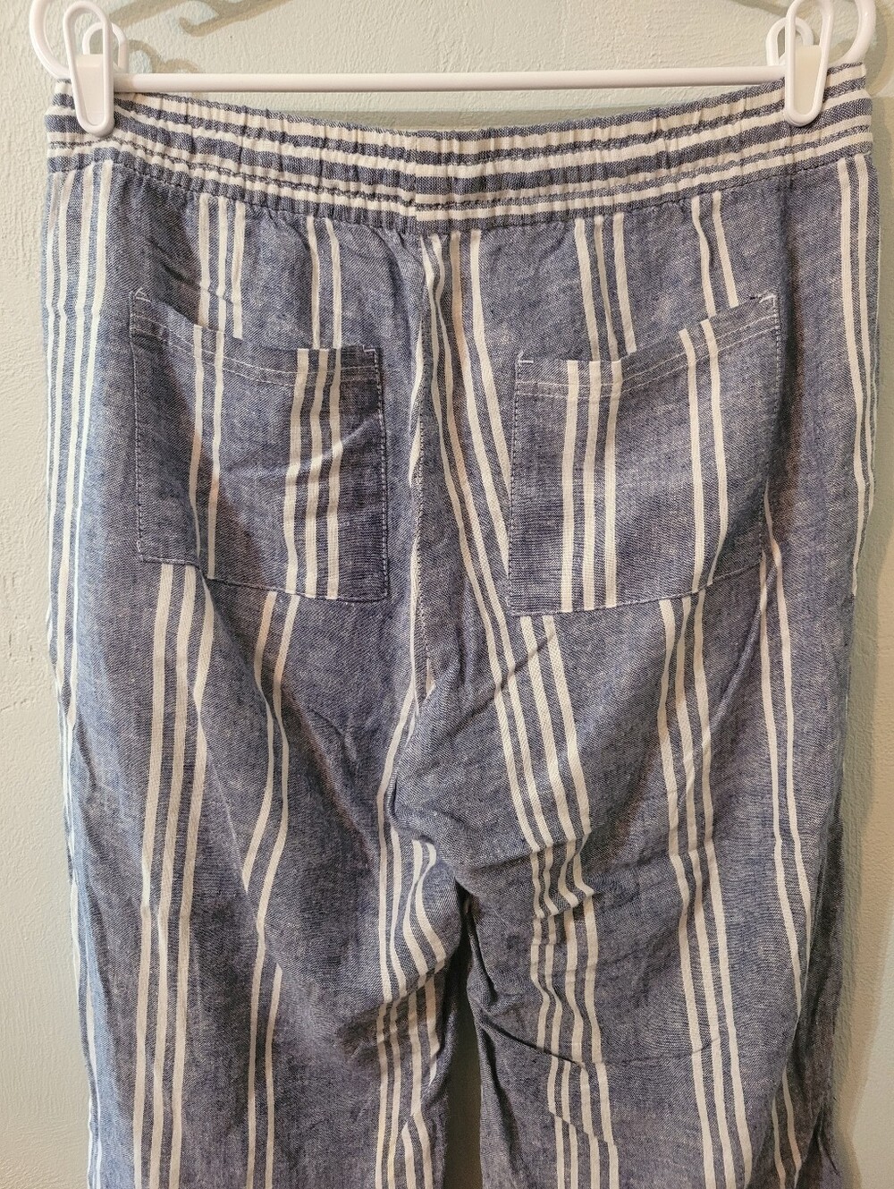 Old Navy Linen Blend Lounge Comfy Wide Leg Pants Size Medium - Picture 6 of 9